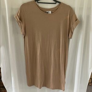 H&M Tan Tshirt Dress
